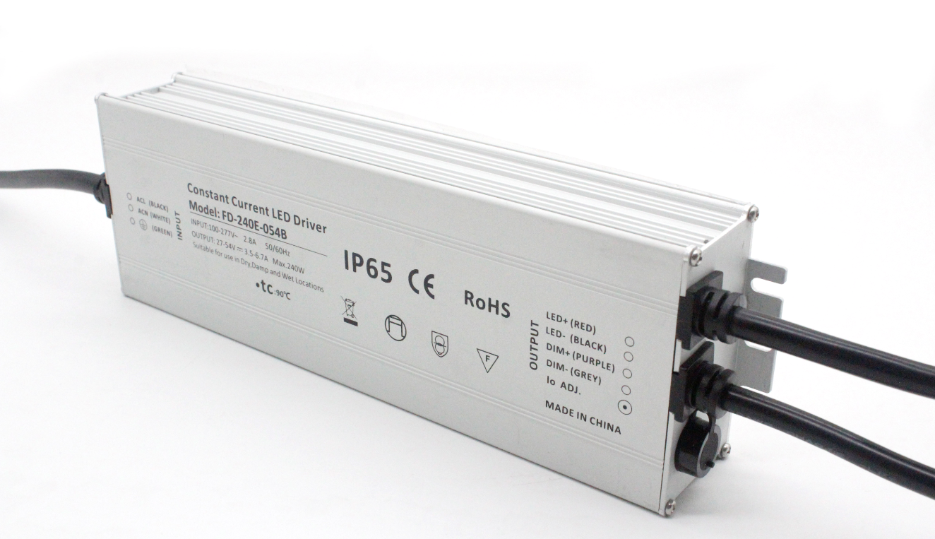 240W LED Driver for LED Street Light, High Bay Lighting