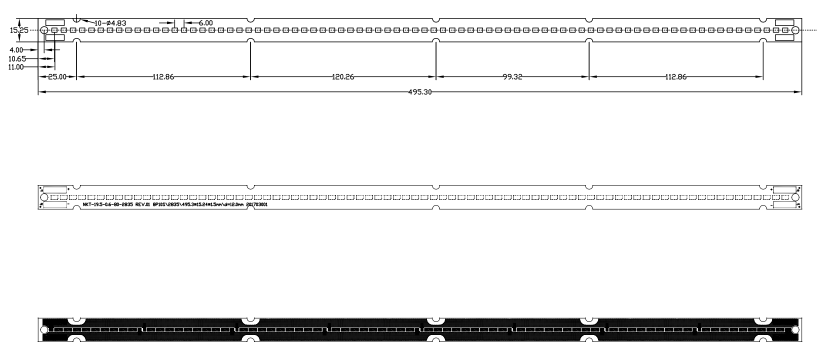 custom design tunable white led module PCB layout
